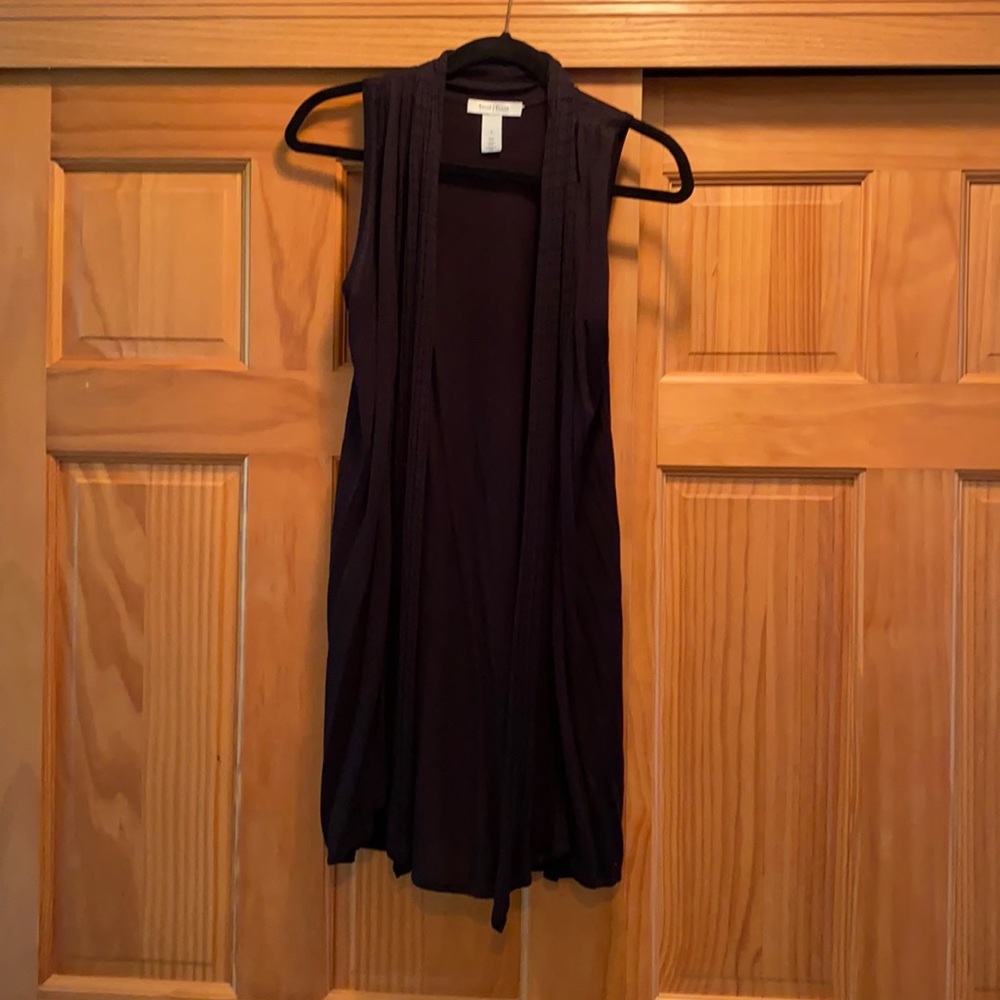 White House Black Market Sleeveless Cardigan